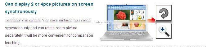 High Definition Fast 10-15fps at full 5.0 mega Visualizer Visual Presenter CMOS 2592X1944 V520