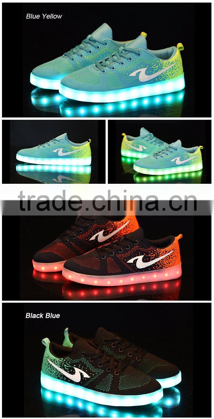 Fashionable and Stylish Pullover Led Shoes With Remote Control For Led Tennis Shoes