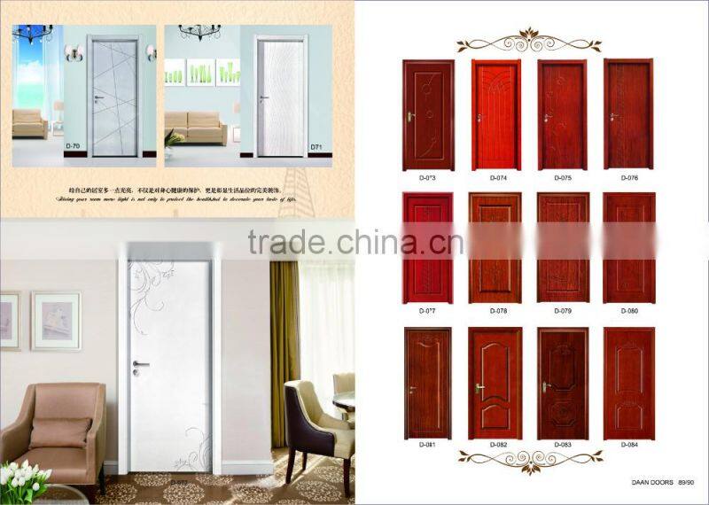 Wooden Color PVC kitchen cabinet door