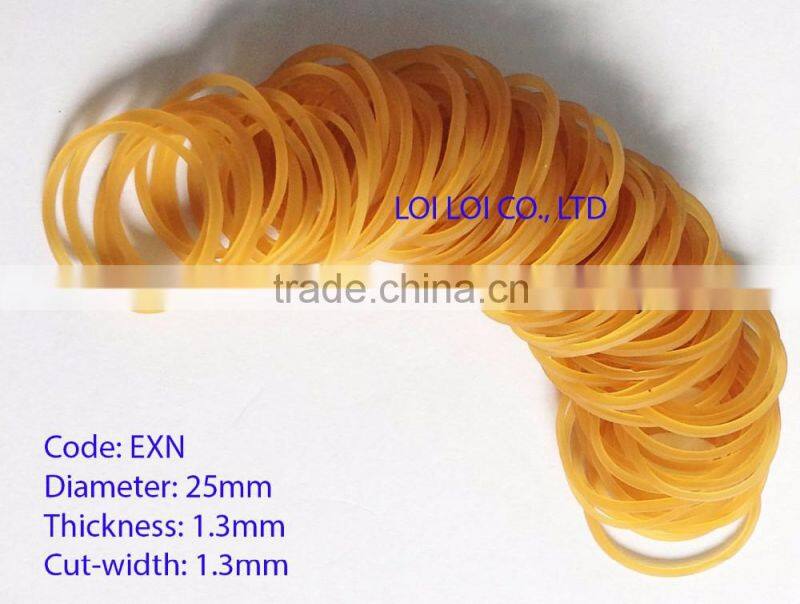 25mm - 45mm TOP sale factory price yellow rubber band