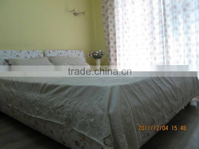 240x260 100%linen handmade bedsheet