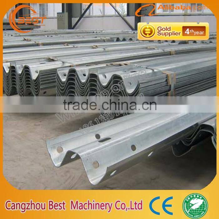export standard quality freeway guardrail& highway crash barriers roll forming machine