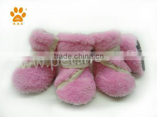 2014 New Hot Cute Yello Pink Wholesale Price Pet Accessories Pet Shoes Dog Boots
