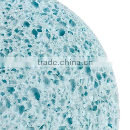 2014 Flower Shaped Yellow Facial Sponge