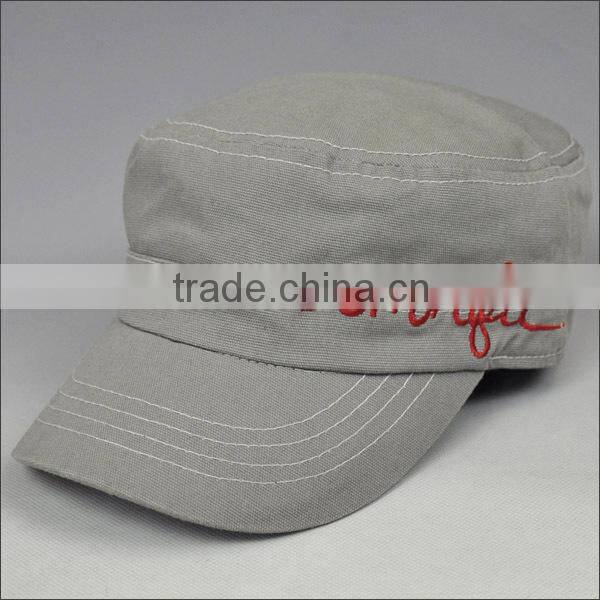 flat-top warm winter military cap