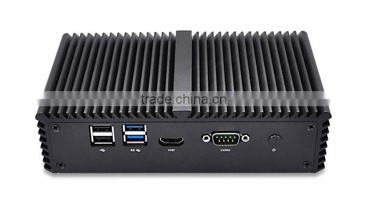 Industrial Mini PC with 2GB Ram 32GB SSD Celeron Dual Core 3215U Broadwell Integrated Card pfSense Firewall Router