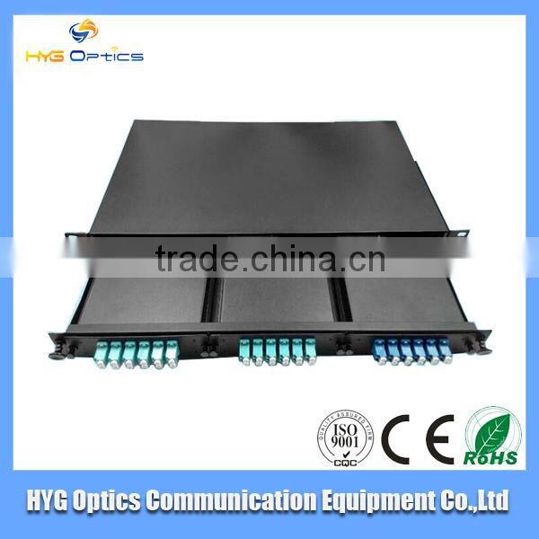 12f MPO OM3 LC 10G fiber optical terminal box