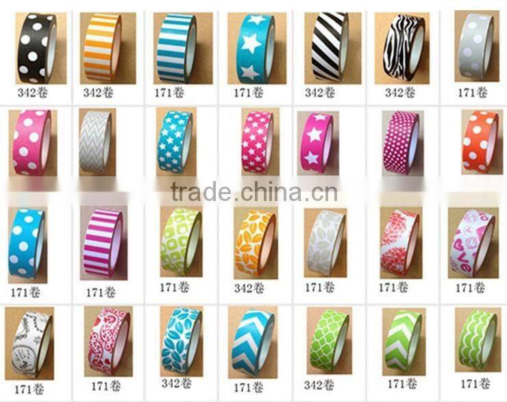 Wholesale YIWU FACTORY 1.5cm x 10m kawaii Japanese Washi rice paper deco adhesive colorful lace Doily MASKING TAPE