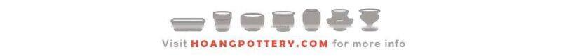 Roll Rim Dark Clay Pot - High-Fired / Oldstone Planter From Vietnam