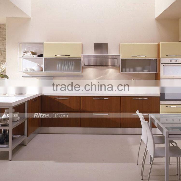 2016 European standard modular kitchen cabinet interior design