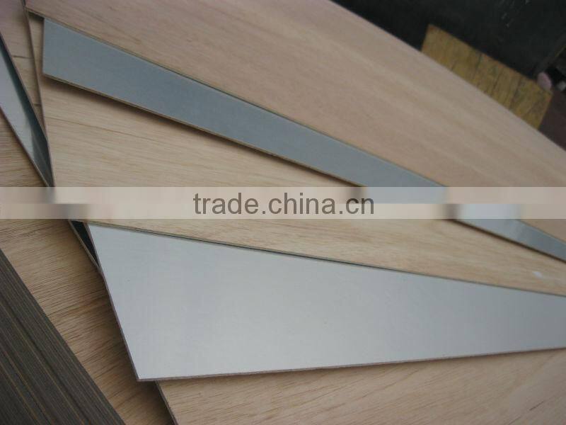 metal like aluminum laminate plywood for decoration