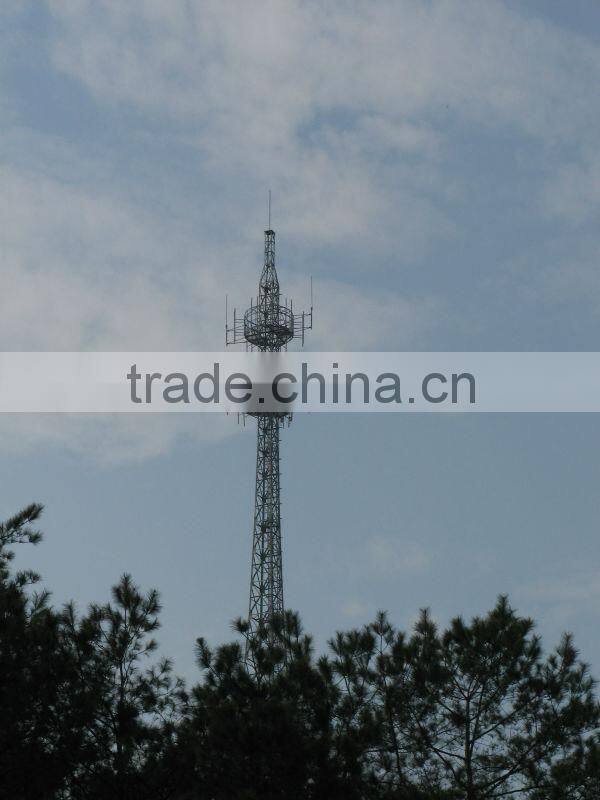 4 legged square telecom lattice angular tower