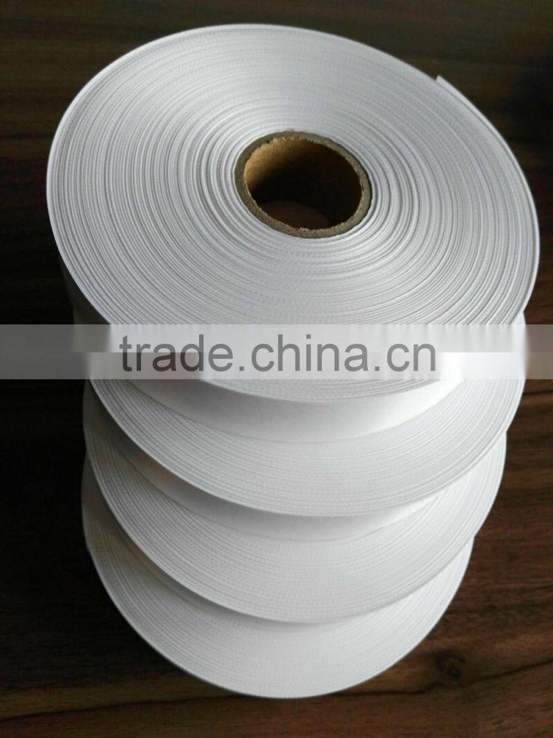 Cheap and good quality satin ribbon for clothing labels, 100% polyester satin ribbon single side