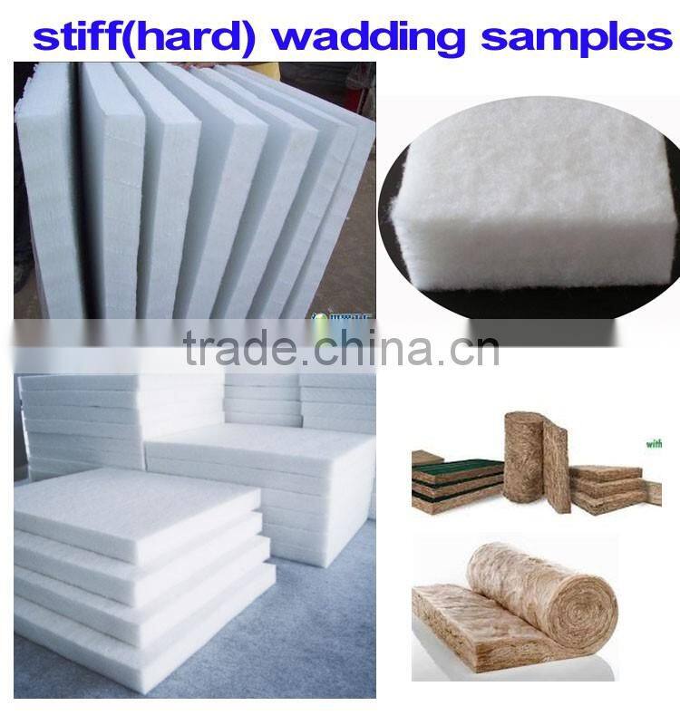 WJM-2 nonwoven glue free wadding line,nonwoven machines,polyester microfiber wadding production line