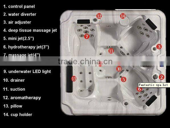 whirlpool spa tub spa bath outdoor acrylic massage spa