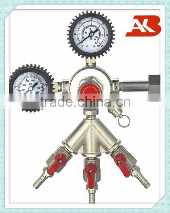 CO2 carbon dioxide adjustable gas pressure regulator