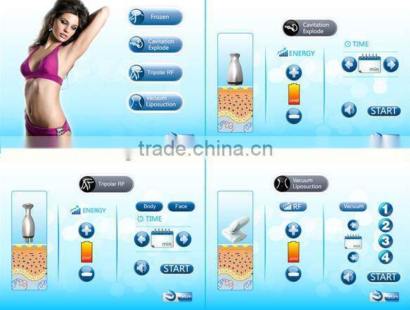 Effective!!! Auto-roller Vacuum v8 cavitation machine, liposuction equipment,liposuction laser equipment