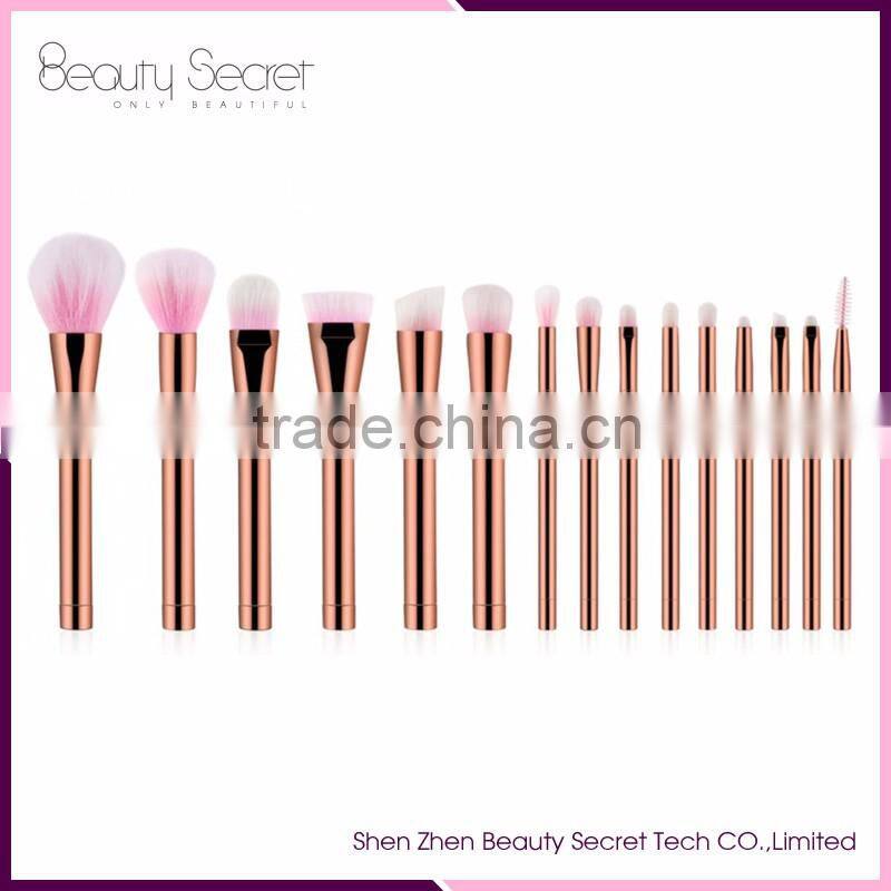 Beauty Secret OEM 15 Pcs Makeup Brush Set With Package For Girls