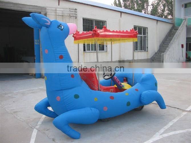 Hot sale outdoor inflatable electric car children battery car