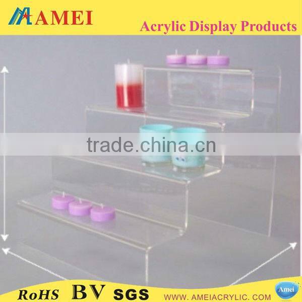 transparent acrylic candle holder