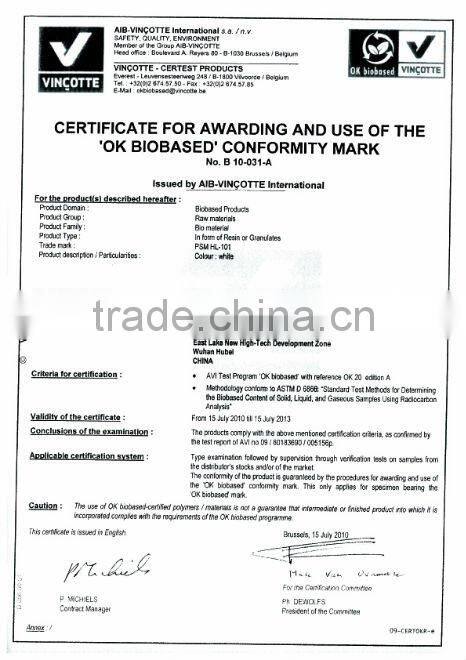 Bioplastic flower pot