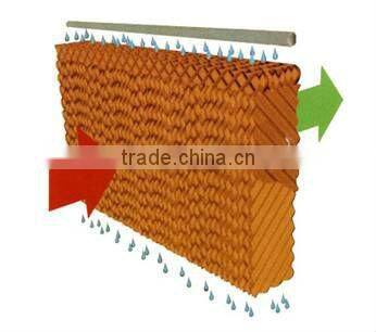 Cooling pad for poultry farm