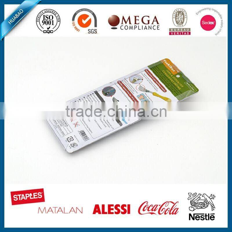 2016 custom-made melamine baby cutlery set, baby bloomer sets, milk cow design handle