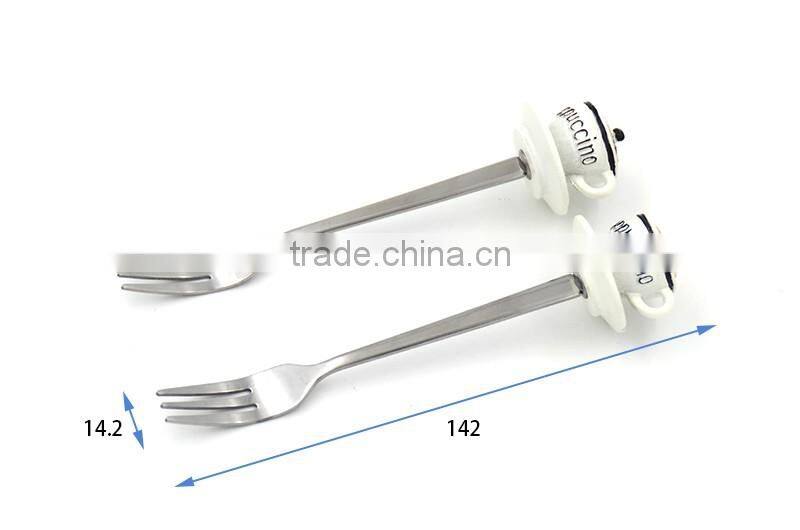Best selling small MOQ stainless steel spoon and fork set with gift box packing