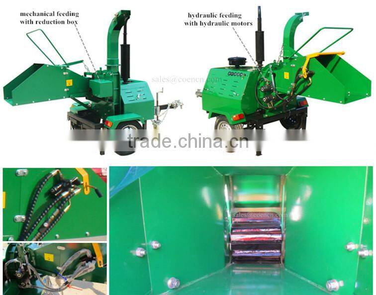 factory supply wood chipper shredder wood chipping machine with hydraulic system