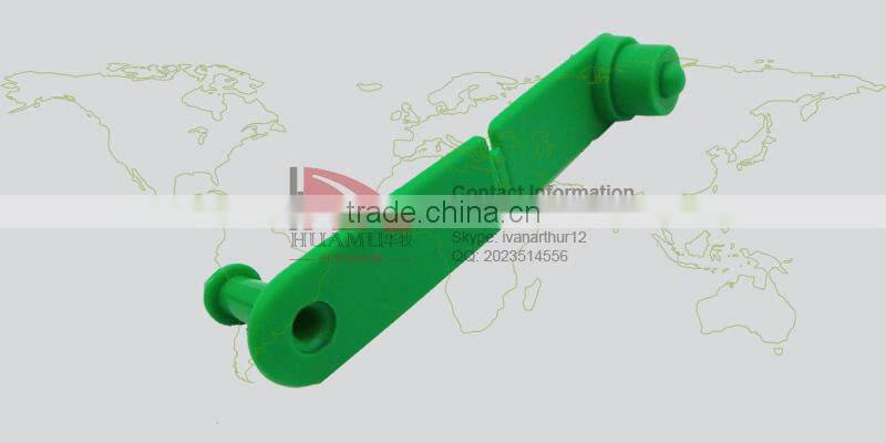 sheep ear tag 41*15 mm green TPU animal ear tag