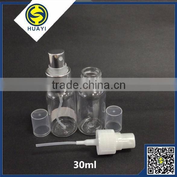 30ml pet plastic perfume bottle with spray
