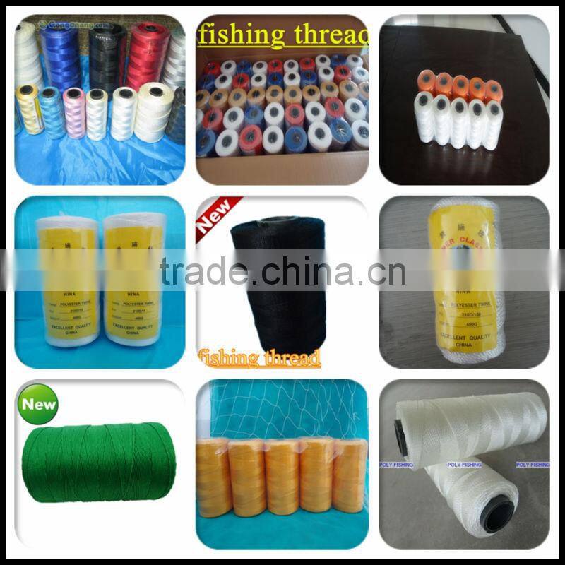 best quality twisted and braided polyester fishing net rope