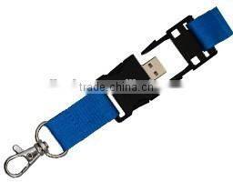 Shenzhen city factory bright single color silk-screen polyester lanyard