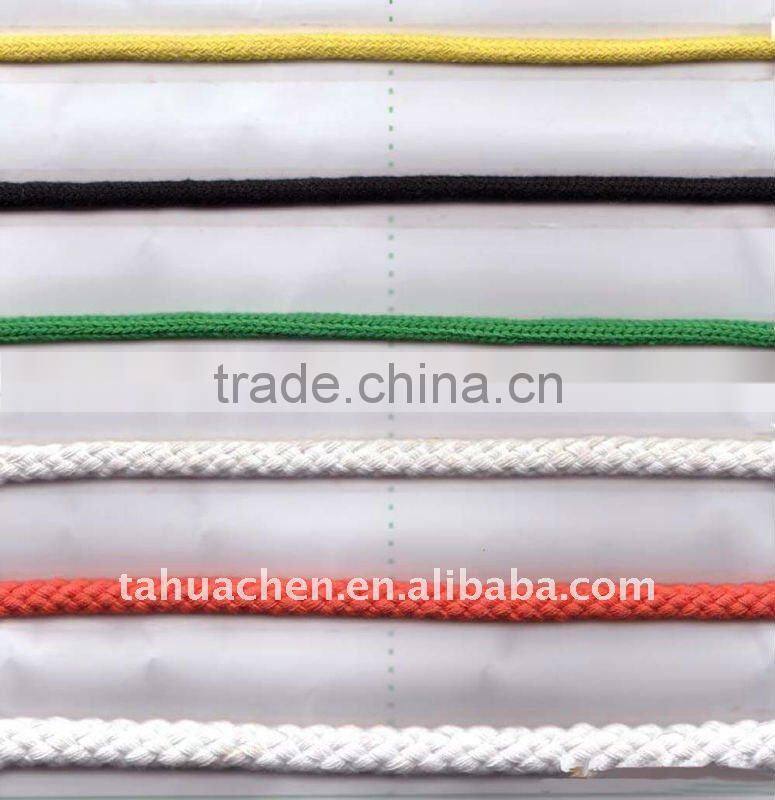 Top quality colored cotton rope