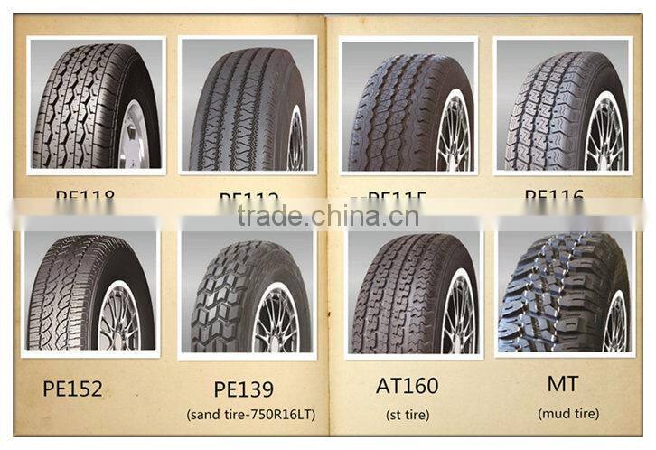 China factory price light truck tire 500R12