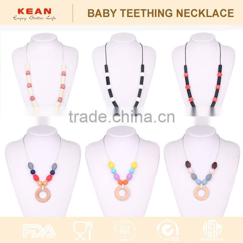 Fashion women wearing baby teething jewelry new year gift for wife