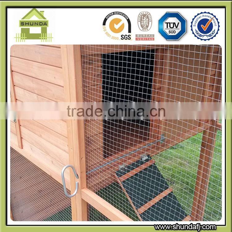SDC008 wooden hen netting plastic design industrial chicken coop