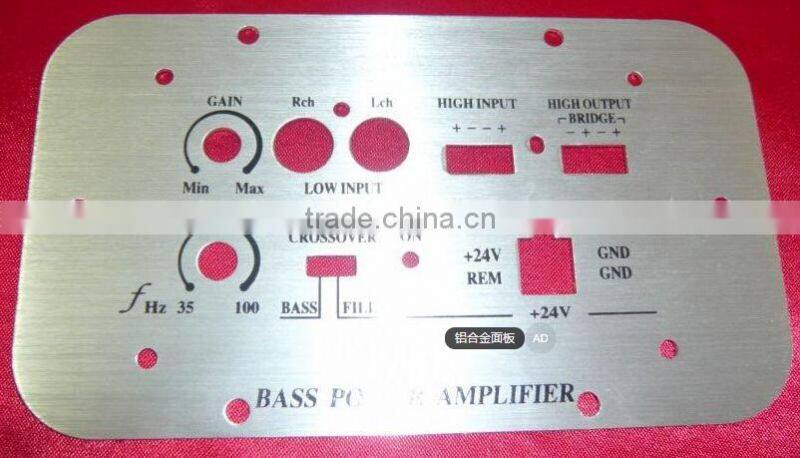 Custom Insulated Aluminium panel for audio