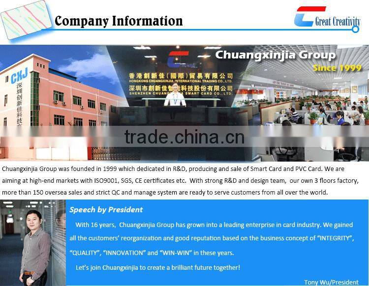 PVC E-field Contactless Smart Cards CMYK Printing RFID Blocking Card