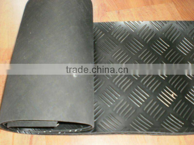 3mm to 6mm thickness various patterns anti-slip rubber mat