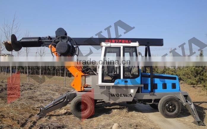 Hot sale GNLW180 wheel Rotary Drilling Rig