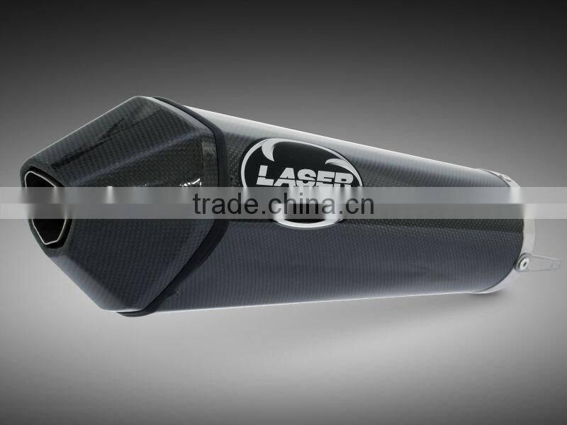 For SUZUKI B-KING 2008- SM Motorcycle Exhaust Pipe LASER Stealth slip-on mufflerset