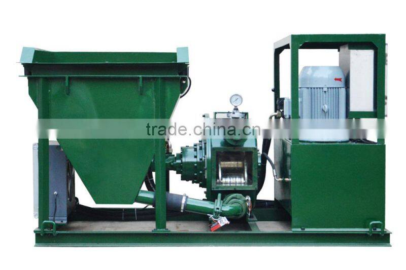 LDS1500 dome construction used small peristaltic type squeeze concrete pump