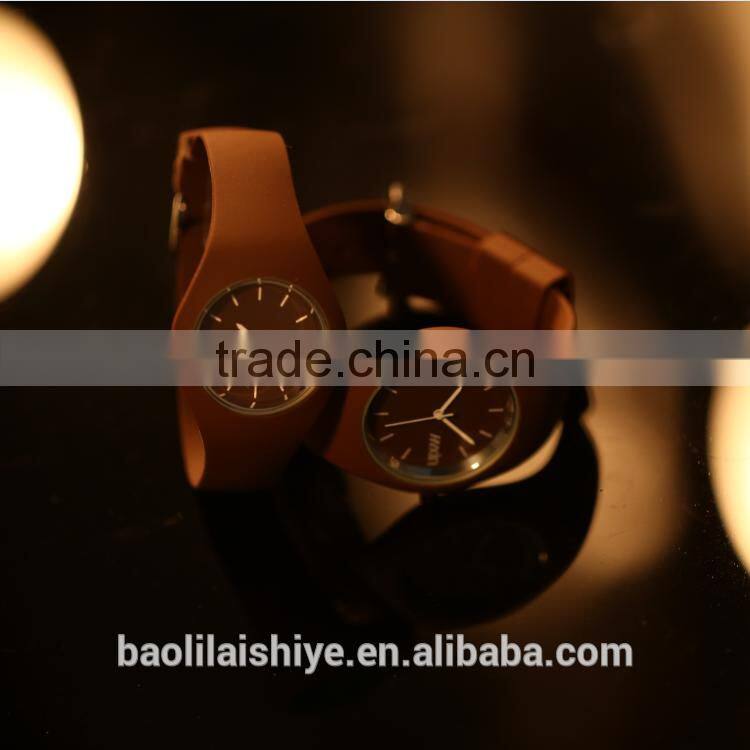 fashion silicone rubber wristwatch jelly silicone wristwatch unisex wristwatch