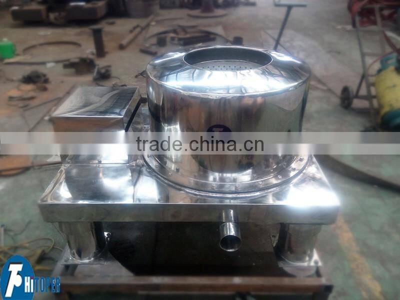 Perforated basket centrifuge dryer for metal castings parts