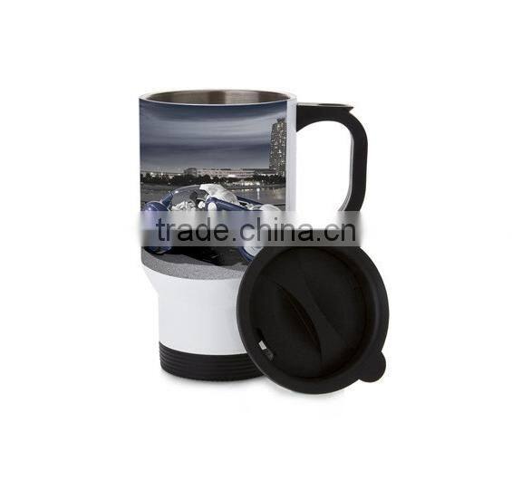 14oz standard stainless steel wine cup sublimation ready travel mug