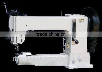 205-420 cylinder bed, long arm, walking foot and needle feed, large shuttle hook, sewing machine for leather