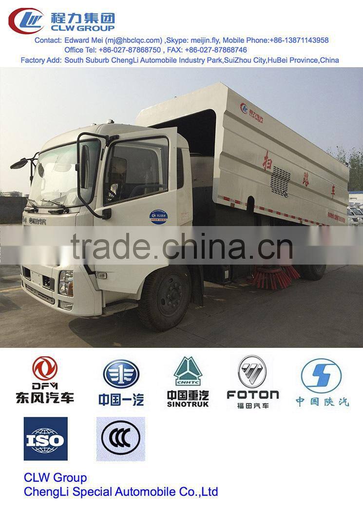 dongfeng pto road sweeper 8 m3