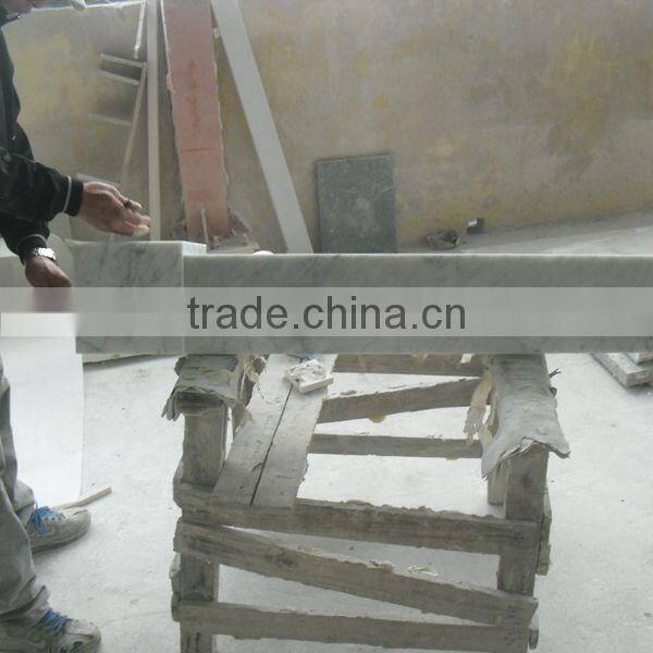 White Carrara Marble Fireplace