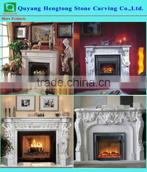 White Marble Fireplace Surround